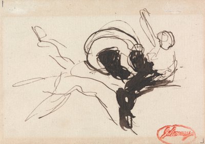 Possibly a Fight Scene by George Romney